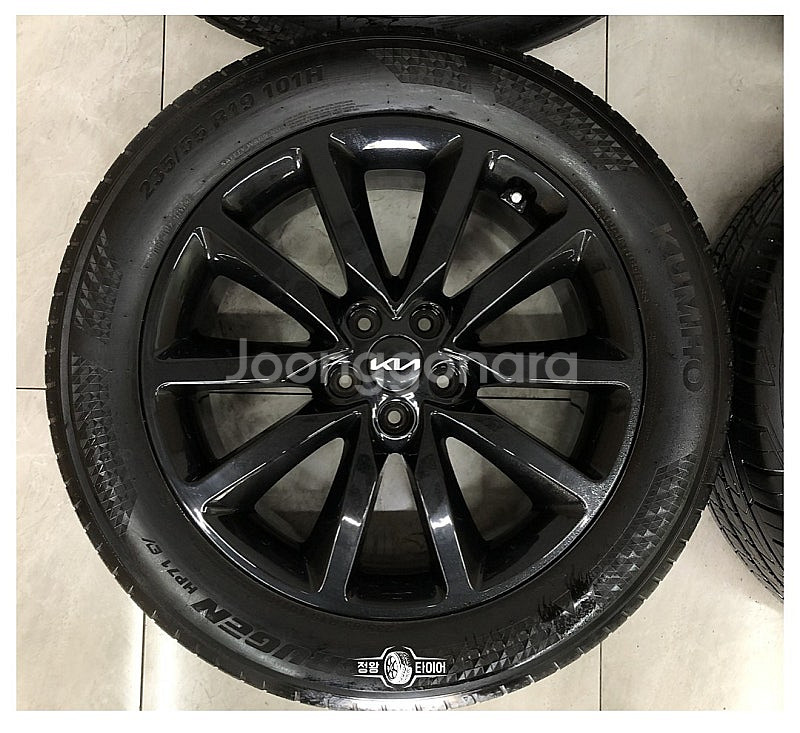 올뉴쏘렌토 19인치 블랙 휠 타이어 235/55R19 ...--2