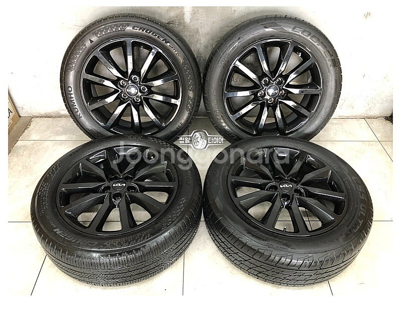 올뉴쏘렌토 19인치 블랙 휠 타이어 235/55R19 ...--0