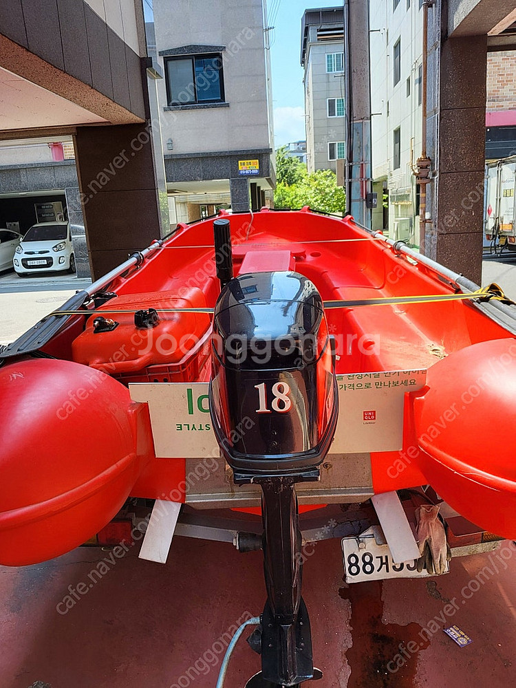 헬리보트 370 도하츠엔진 18마력 팝니다--2