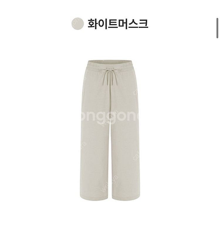 [새상품]안다르 에어리핏 와이드 크롭팬츠 S사이즈--4