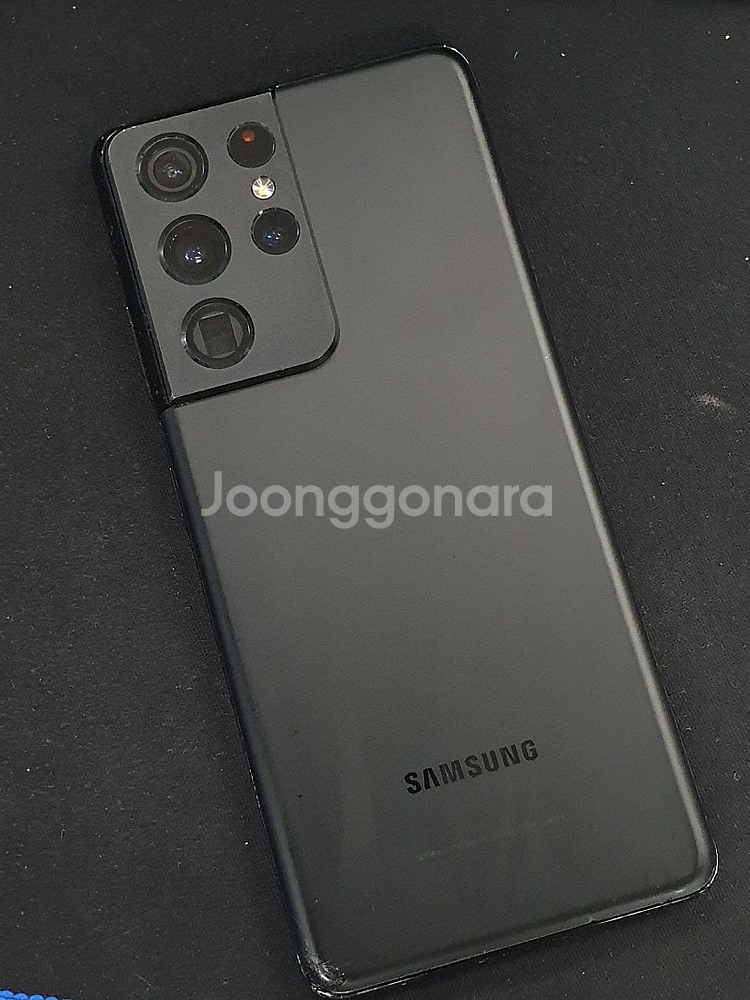 갤럭시 S21울트라 블랙 256기가 미파손 무잔상 상태...--0