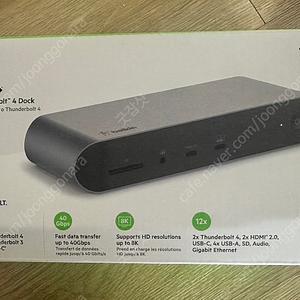 벨킨 썬더볼트4 프로 독 애플 USB 허브 INC006 미개봉 새제품