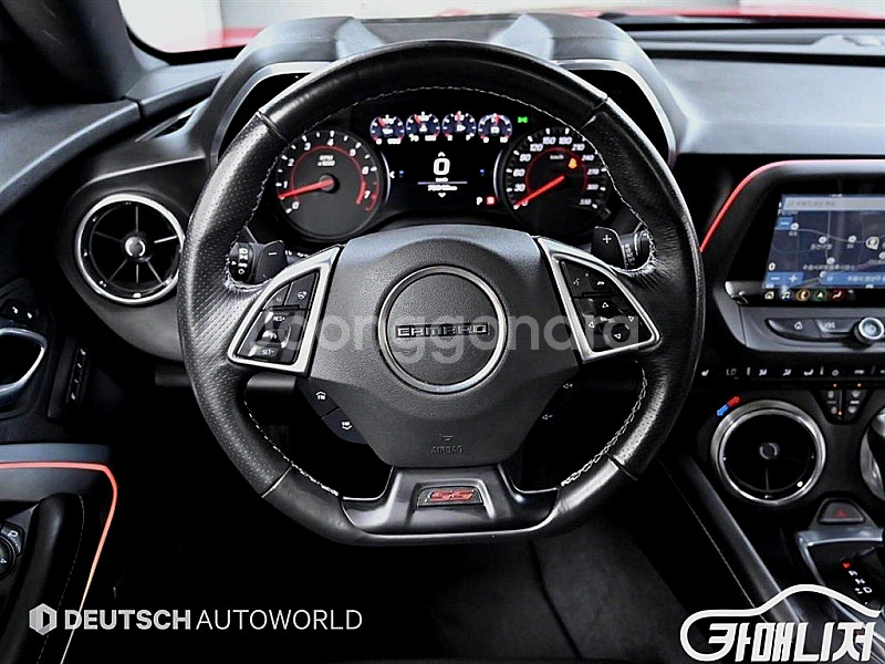쉐보레 더뉴카마로 SS 6.2 V8 볼케이노 레드 중고...--4