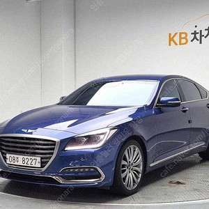 제네시스 G80 중고 제네시스 중고 가격 파란색 2017년식 3.8 GDI AWD 프레스티지 중고차카페