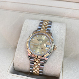 [팝니다] 롤렉스 레이디 데이트저스트 샴페인 골드 별 다이아 옐로우 골드 콤비 28mm 279173 - 2022년식 (1000048690)