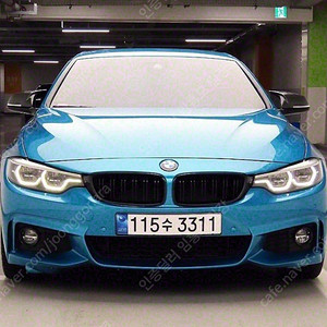 BMW 4시리즈 중고 BMW 중고 4시리즈 430i 파란색 2018년식 73,966km 430i 컨버터블 M 스포츠 수원중고차
