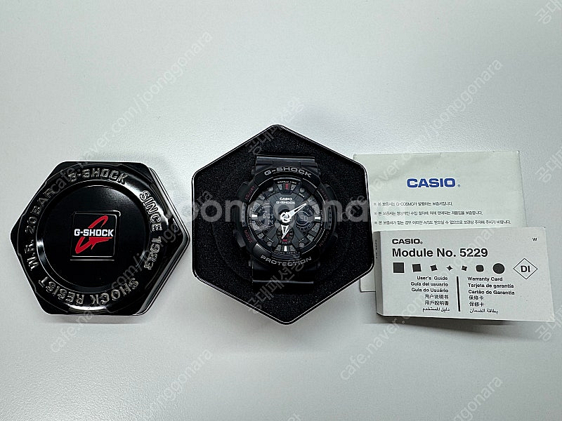 카시오 지샥 빅페이스 GA-120 풀박스 판매합니다.--0