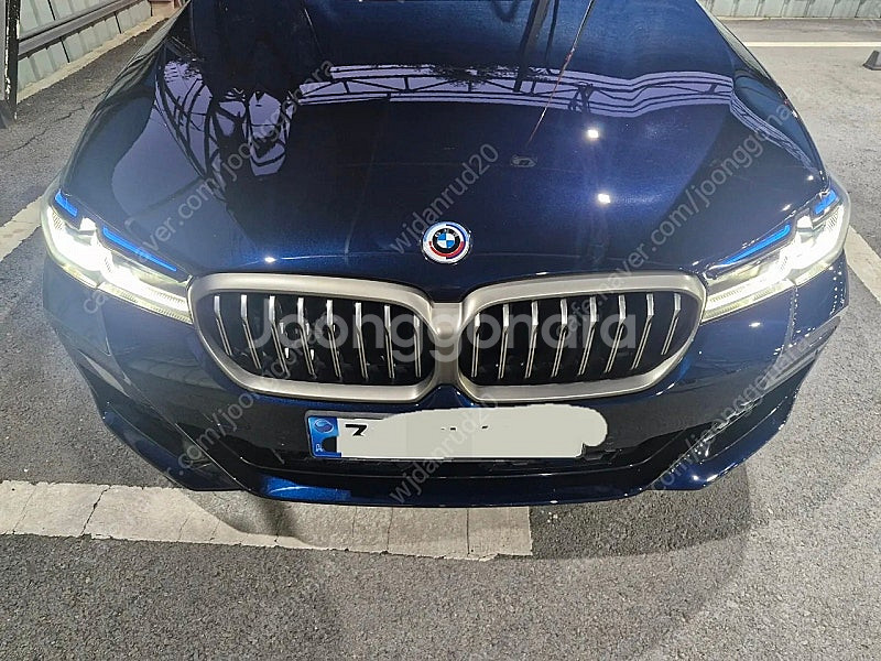 bmw g30 lci 순정 레이저라이트 블랙베젤 작업된...--6
