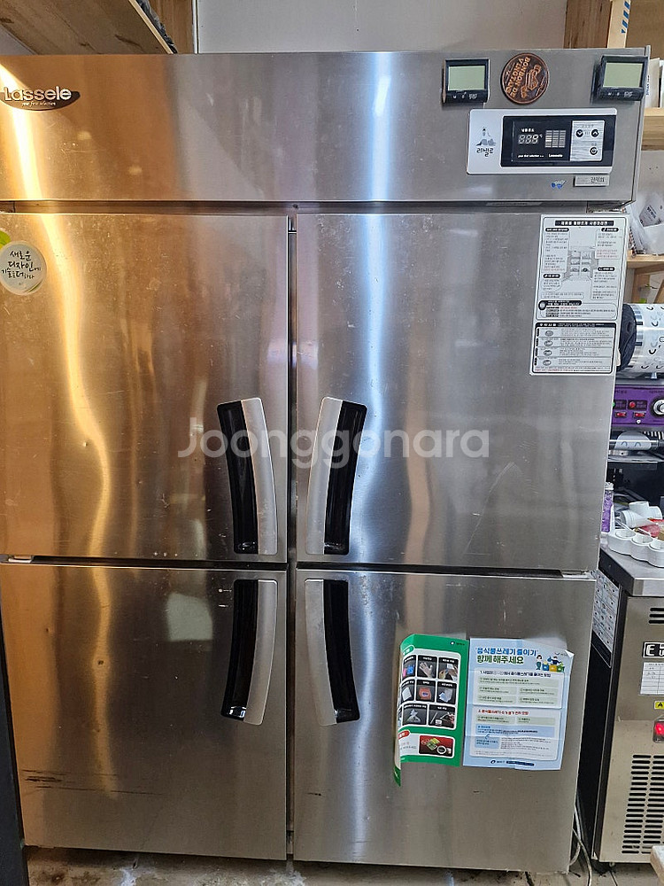 라셀르 간냉식 4도어 냉동고 판매합니다.--0