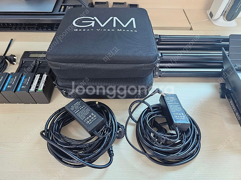 GVM 바이컬러 지속광 조명 2개 + 스탠드 + F96...--2