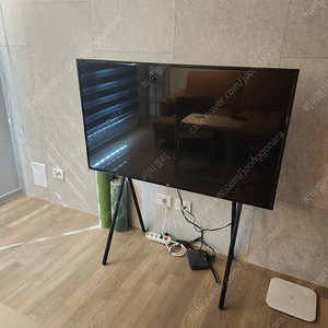 lg 스마트tv 4k 55인치 + 이젤형 거치대