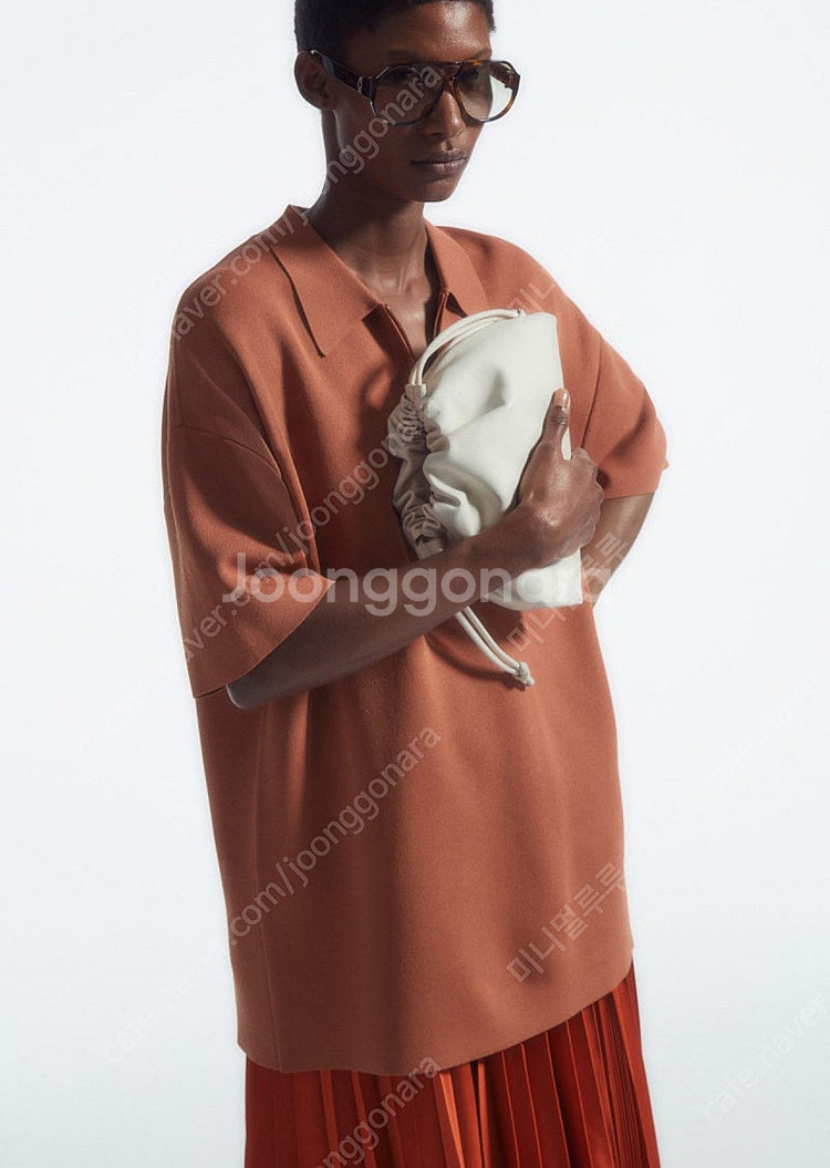 코스 카바텔리 클러치 화이트 (새제품)--9