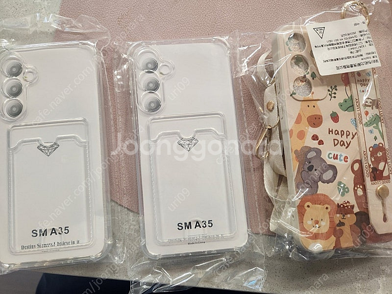 갤럭시a35케이스 새상품3개--0