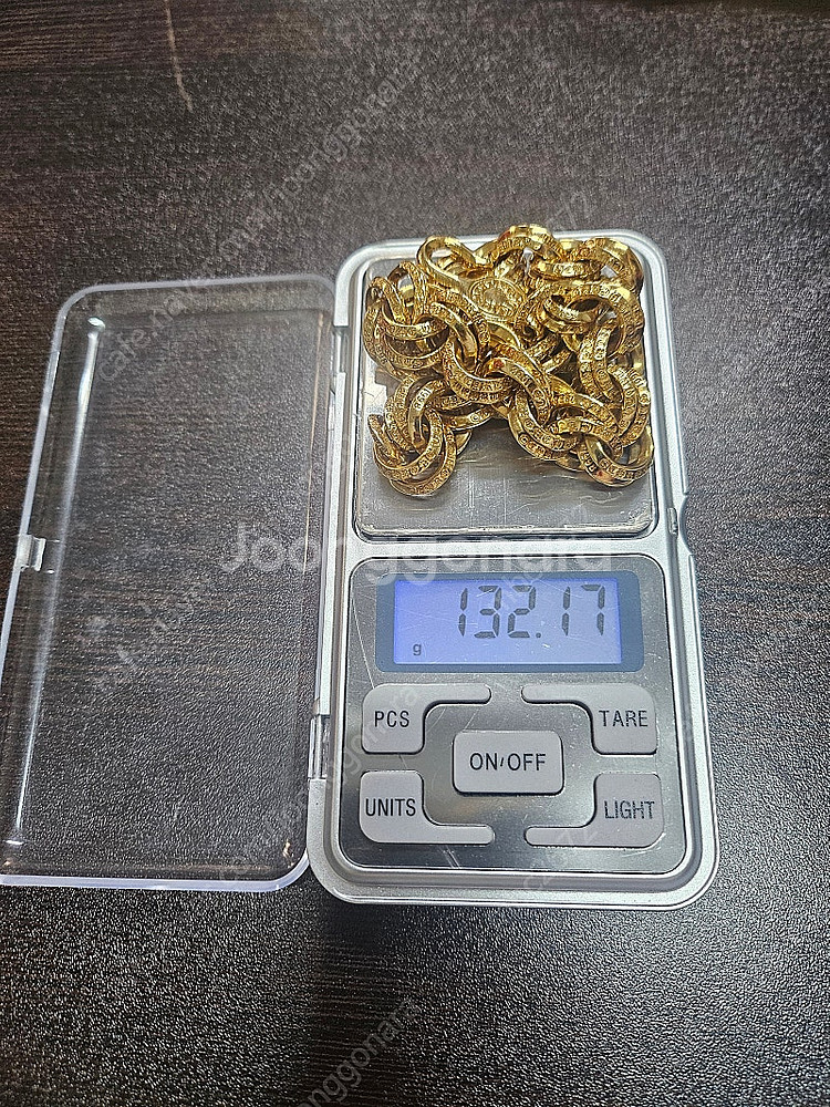 18K 35.15돈 크롬하츠 더블D링 팔찌--0