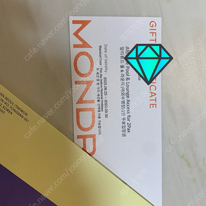 몬드리안 서울 이태원 수영장 2인 입장권