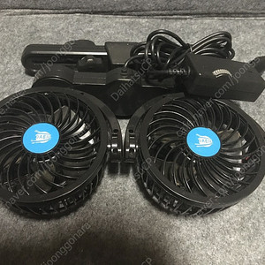대일 헤드레스트형 트윈카팬/카선풍기 DC12V 2셋트