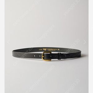 얼바닉30 스티치 패턴 벨트 블랙