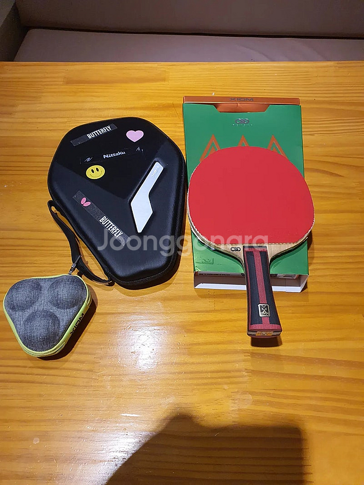 안재현 탁구 라켓 새상품급--1