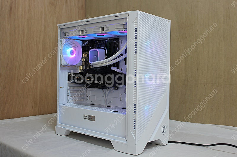 화이트어항케이스 게임용 컴퓨터렌탈 가격 저렴한 조립PC...--1