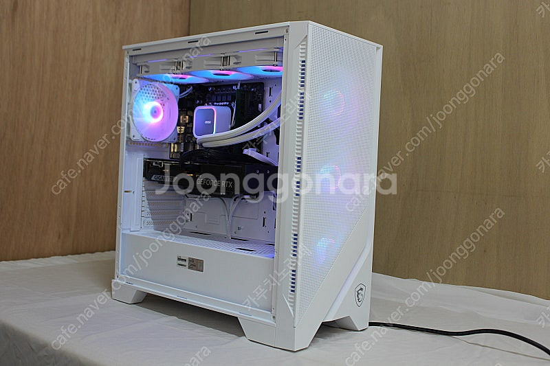 화이트어항케이스 게임용 컴퓨터렌탈 가격 저렴한 조립PC...--4