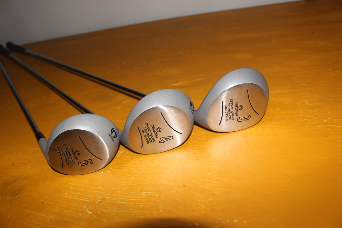 특A 마루망 3 4 5 우드 클래식 골프채 3개 전통 우드 이미지