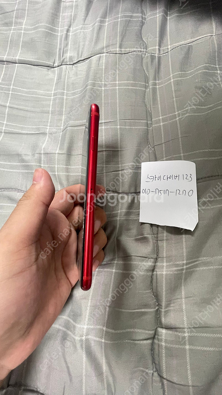 아이폰8 레드 64GB A급 배터리72% 기능이상X--1