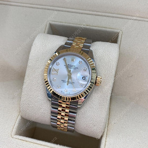 [팝니다] 롤렉스 레이디 데이트저스트 실버 별다이아 옐골 콤비 28미리 - 22년식