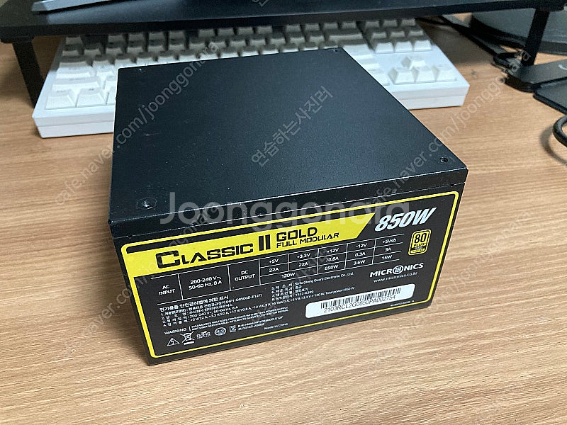 마이크로닉스 클래식2 850w 골드 풀모듈러 80Plu...--1