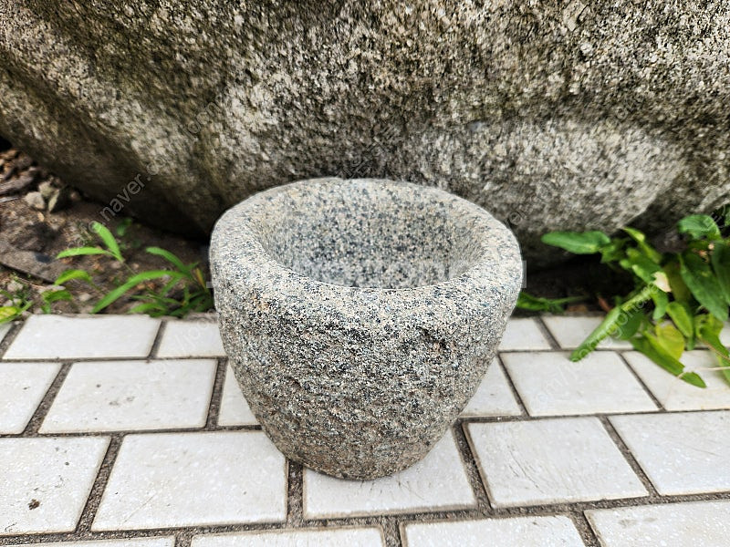 명품 약돌절구--0