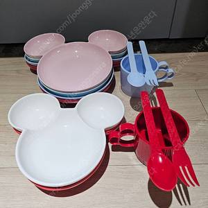 일본 프랑프랑 미키마우스 식기세트 일괄판매(택포)