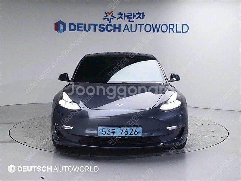 회색 모델3중고 테슬라 중고 퍼포먼스 중고차싸게사기 5...--8