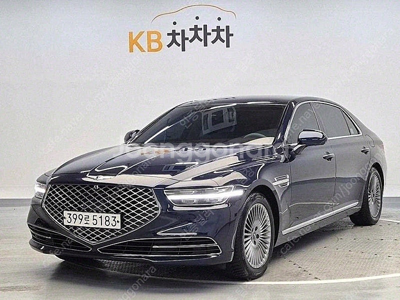 제네시스 G90 중고 제네시스 중고 가격 파란색 202...--0