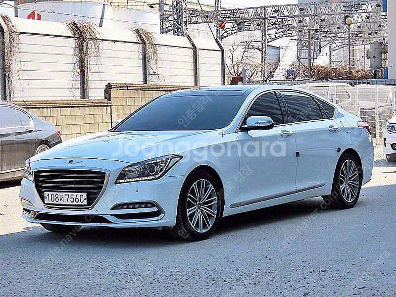 제네시스 G80 중고 제네시스 중고 가격 흰색 2018...--3