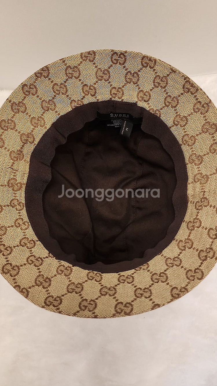 구찌 GG 캔버스 자가드 버킷햇 M(정품)--4