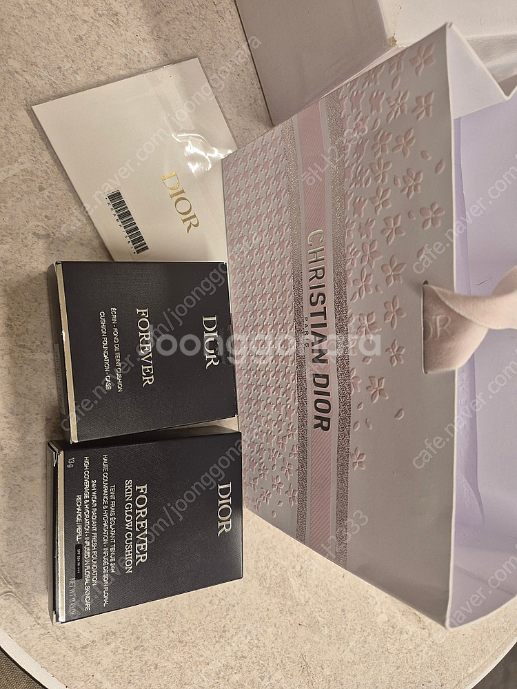 디올 쿠션 새상품 뉴 포에버 쿠션 바이닐 까나쥬 쿠션 ...--0