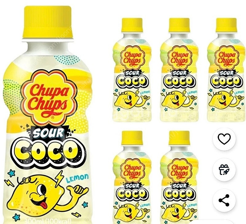 (미개봉새상품)추파춥스 사우어코코 240ml 레몬 24...--0