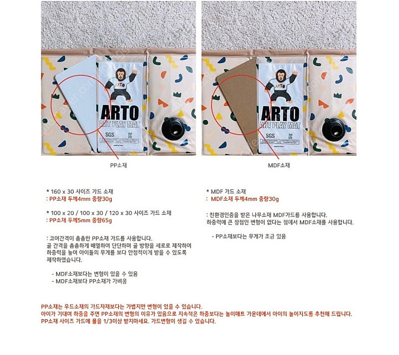 아트오 플레이매트 오감놀이 물놀이 매트--5