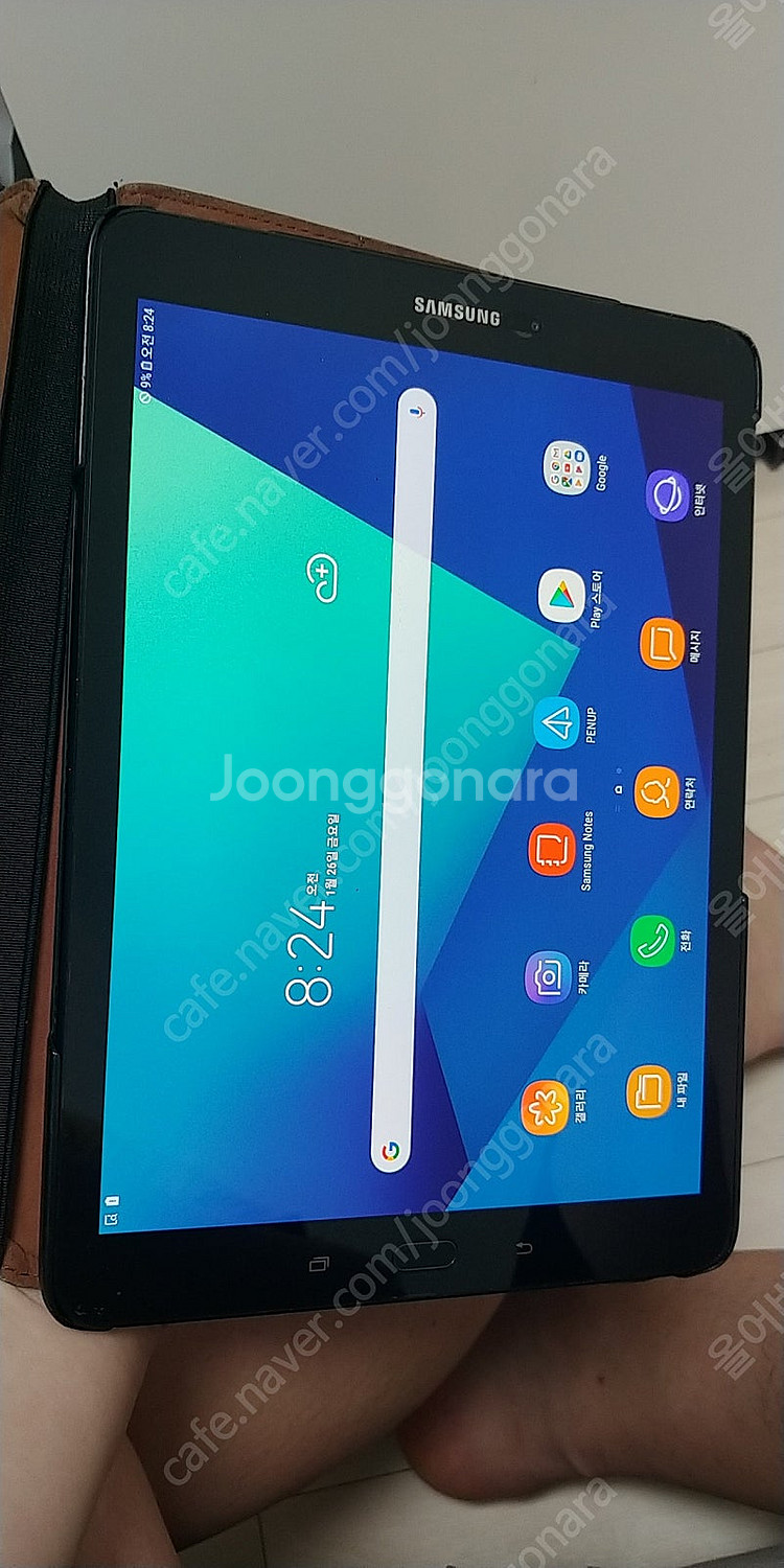 갤럭시탭S3 LTE (T825) A급 케이스포함 7.8...--0