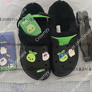 새상품 로스트아크 슈마커 크록스(클로그) 블랙275+모코코지비츠 로아 굿즈 선물용