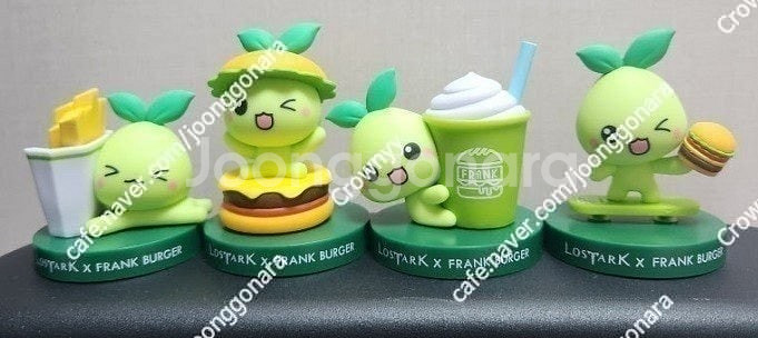 미개봉 로스트아크 프랭크버거 피규어 4종+팝업스토어 한...--2