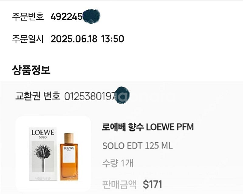 로에베 향수 SOLO EDT 125ml--1
