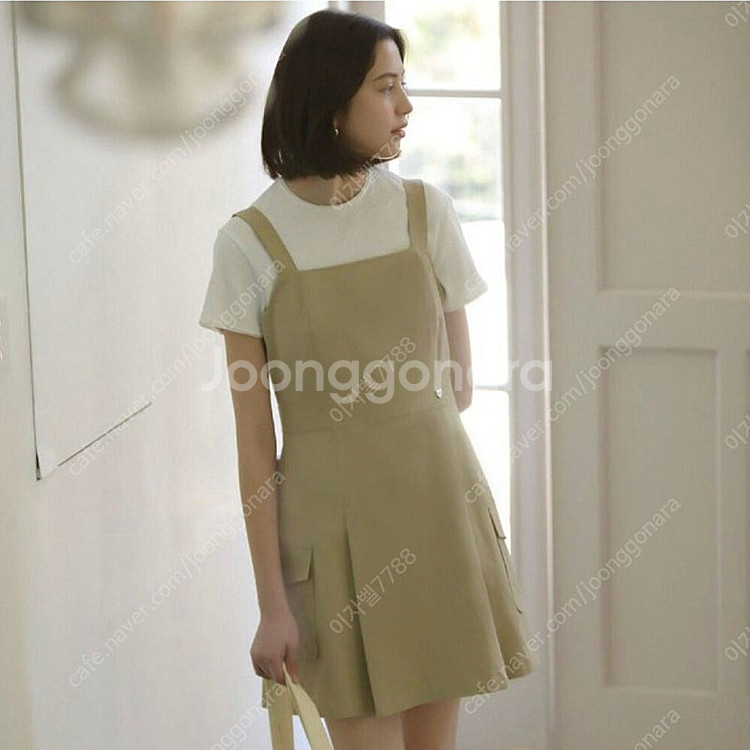무배)틸아이다이 점퍼원피스--0
