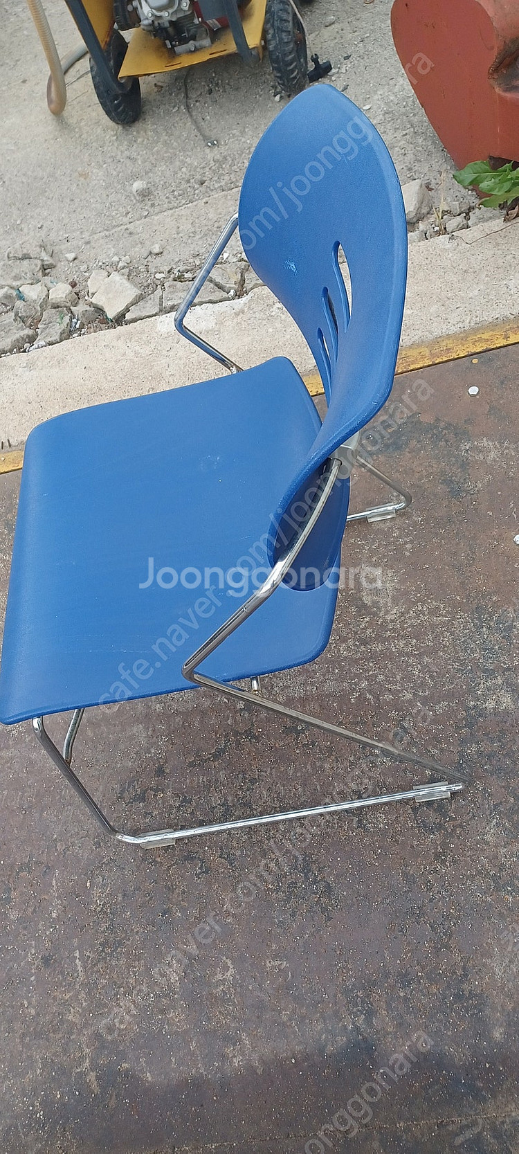 야외의자 의자 중고 식당 테이블 프라스틱의자 철재 50...--5