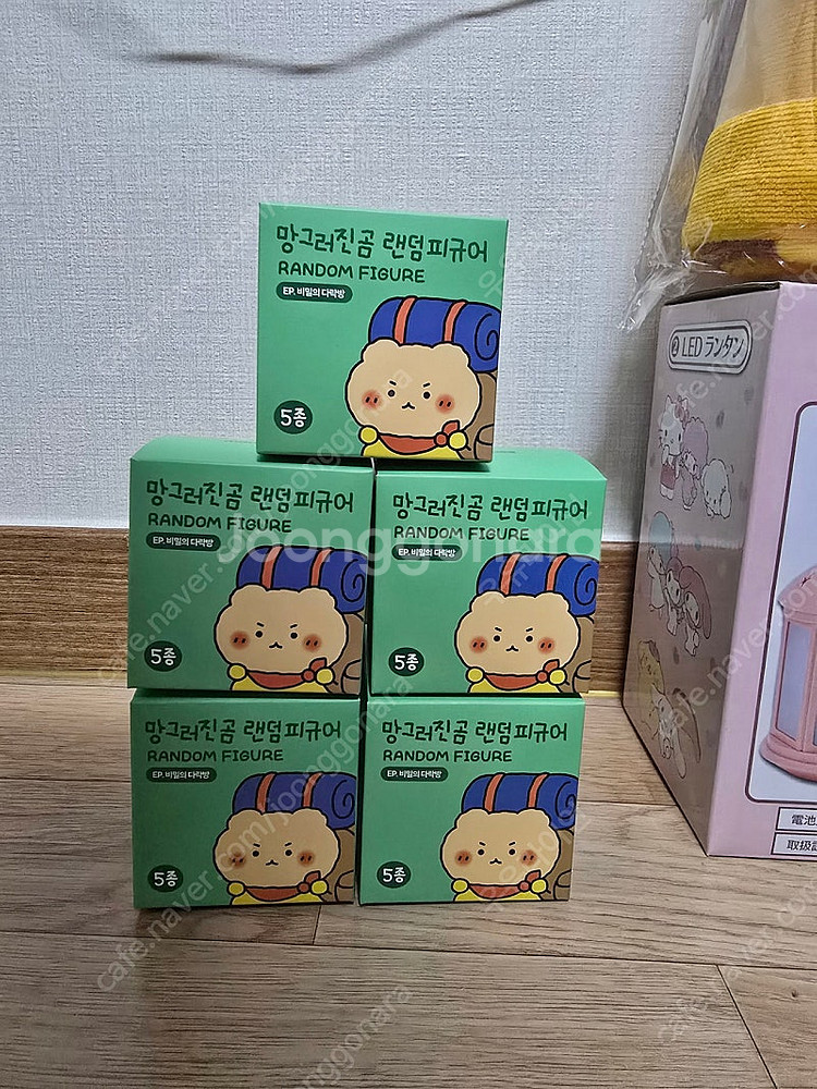 망그러진곰 랜덤 피규어 5종--1
