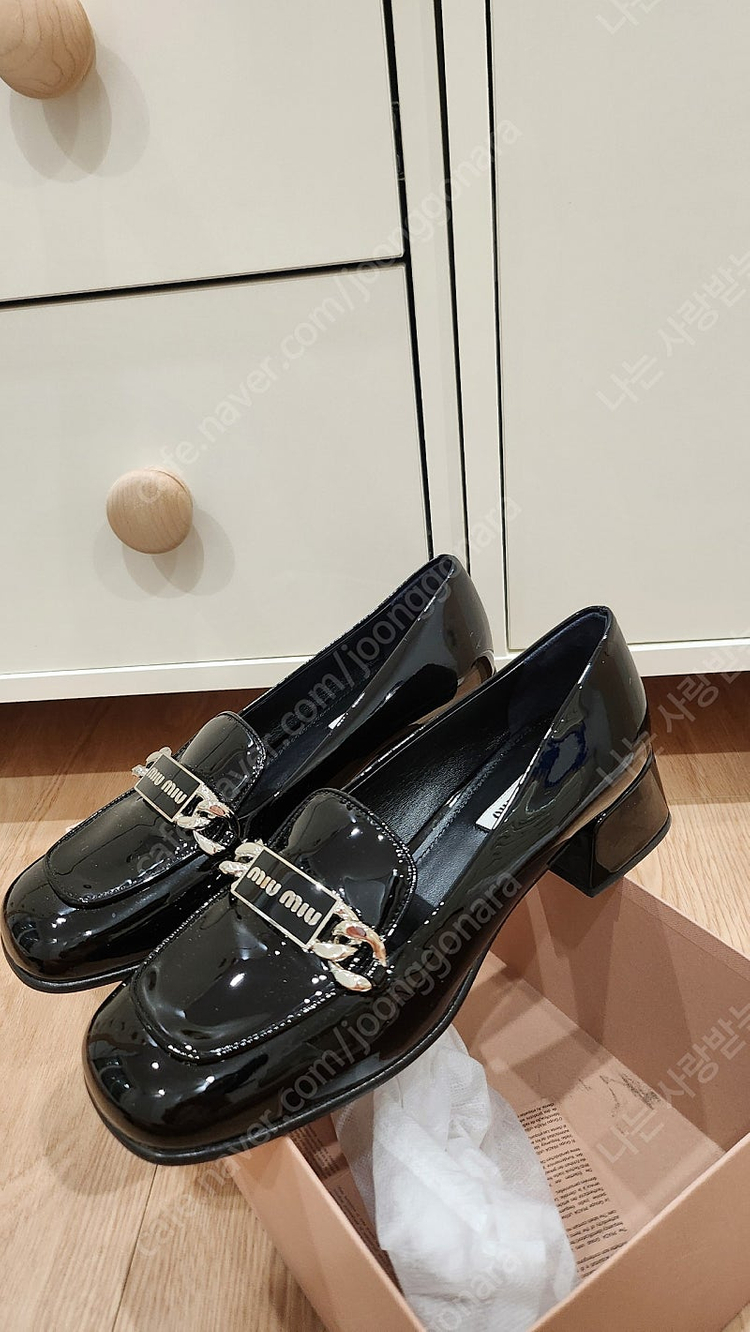 미우미우 로퍼(2회착용)--2