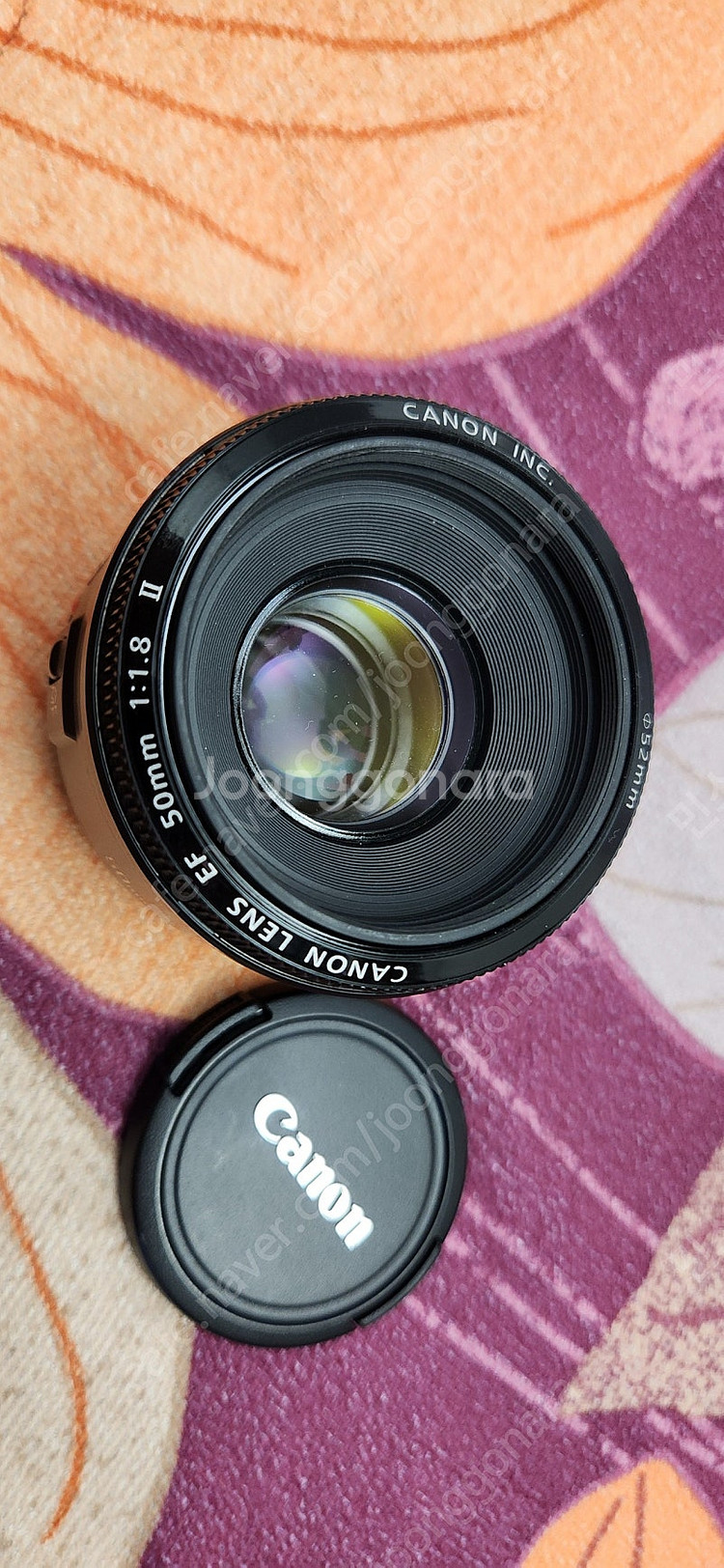 캐논 EF 50mm f1.8 ii 렌즈 정품 팝니다.--1