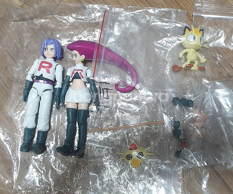 shf 포켓몬스터 로켓단 로사 로이 냐옹이 일괄 판매--0