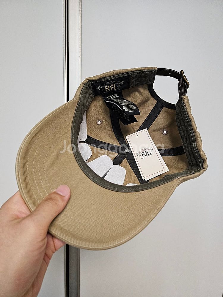 [새상품]RRL(더블알엘) 랜치로고 볼캡 카키 베이지 ...--4