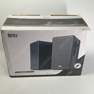 브리츠 2채널 북셸프스피커 BZ-MS2000 (미사용)