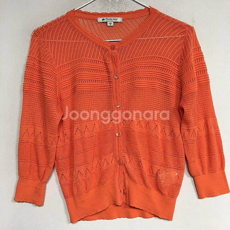 써스데이아일랜드 여름 니트 가디건 S / 랑방 마인 오...--0